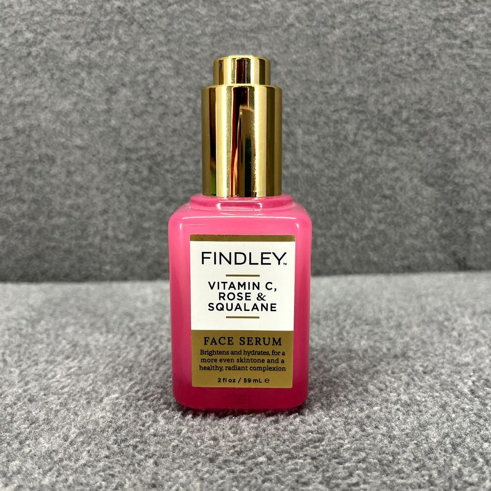 FINDLEY Face Serum Vitamin C + Rose + Squalane Brightens‎ & Hydrates 2 oz